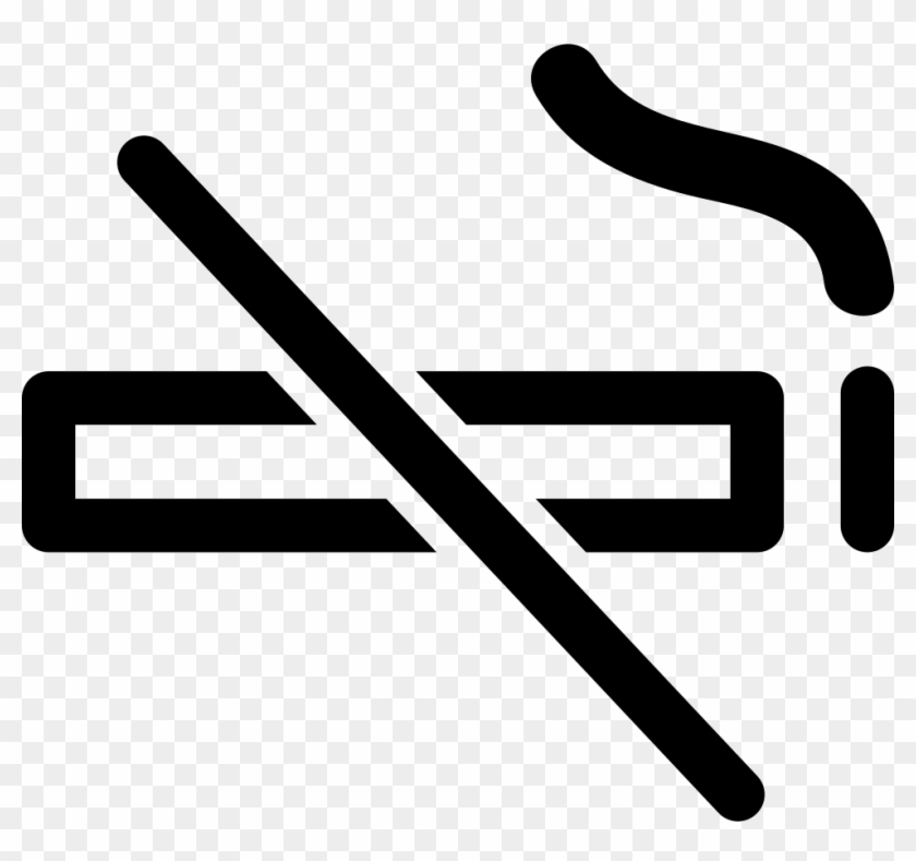 Smoking Not Allowed Symbol - Dont Smoke Icon Clipart #3651014