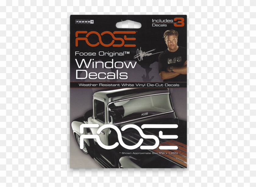 Foose Vinyl Window Decal - Chip Foose Clipart #3651117