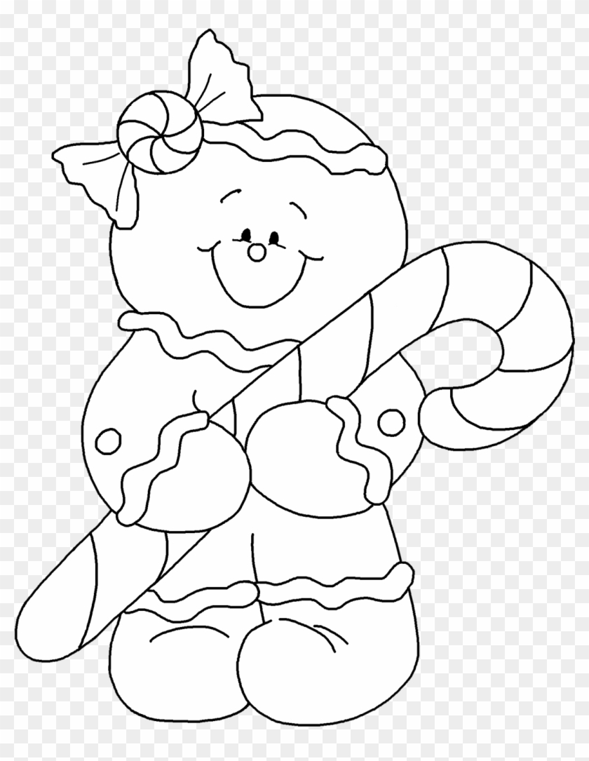 Gingerbread Crissy Armstrong - Cartoon Clipart #3651126
