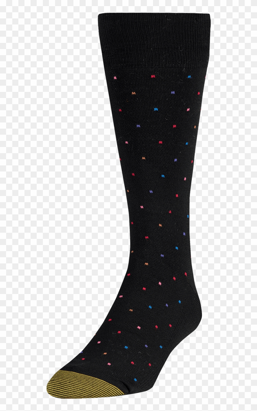Gold Toe Men's Textured Dot Premium Crew Sock Pair - Sock Clipart #3652034