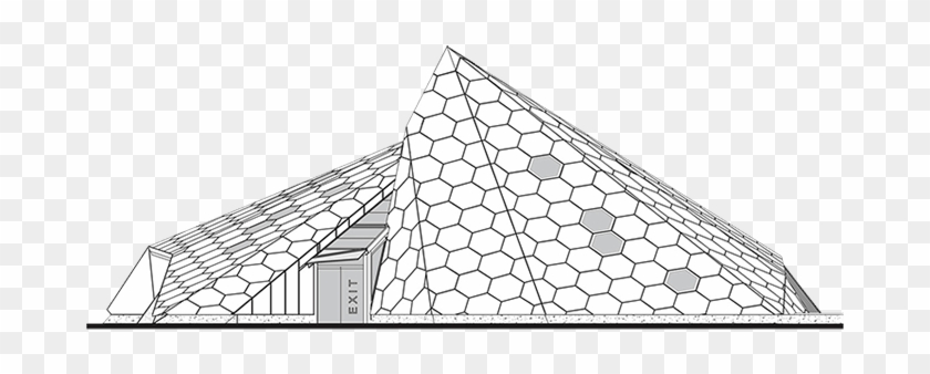 Piramide Denver Vidrio Cristalino Personalizado - Architecture Clipart #3652540