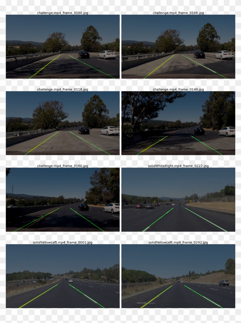 Combine Lane Lines - Freeway Clipart