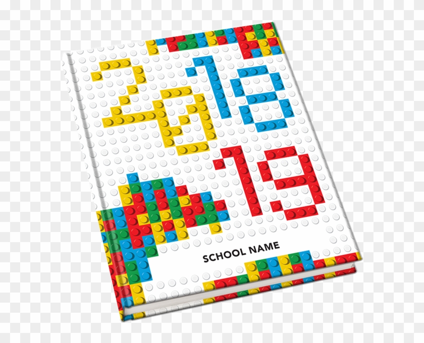 2018-2019 Yearbook Covers - Lego Theme Yearbook Cover Clipart