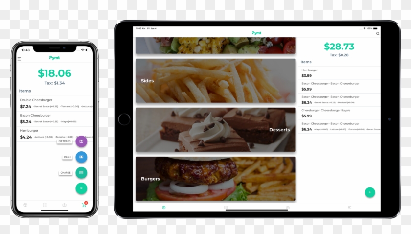 Pymt Point Of Sale On Iphone And Ipad - Iphone Clipart