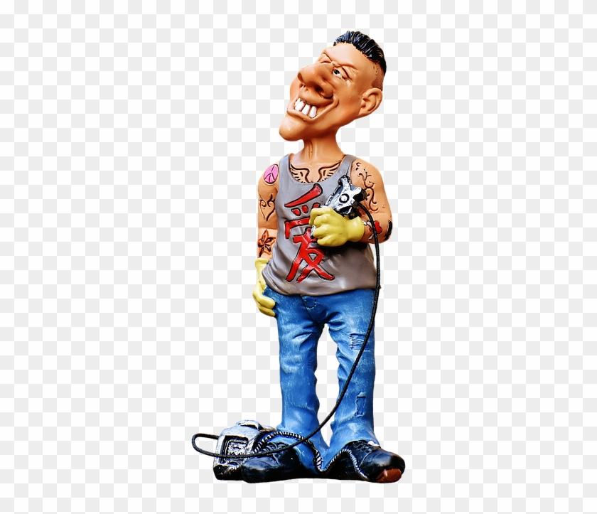 Tattoo Artist Figure Funny Man Decoration Tattoo - Download Foto Tinta Tato Clipart