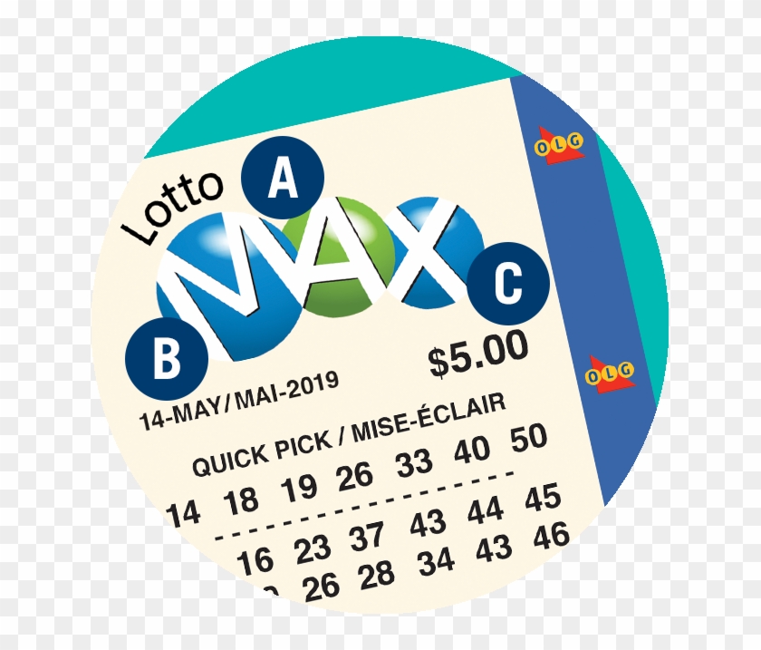 A Lotto Max Ticket - Circle Clipart