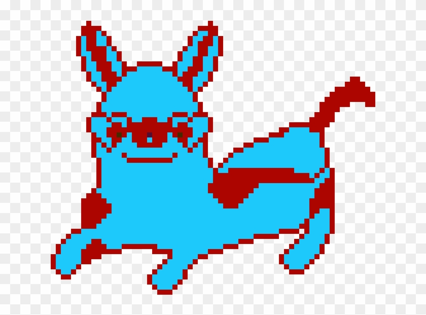 Colorful Dog With Heart Glasses - Cartoon Clipart #3654342