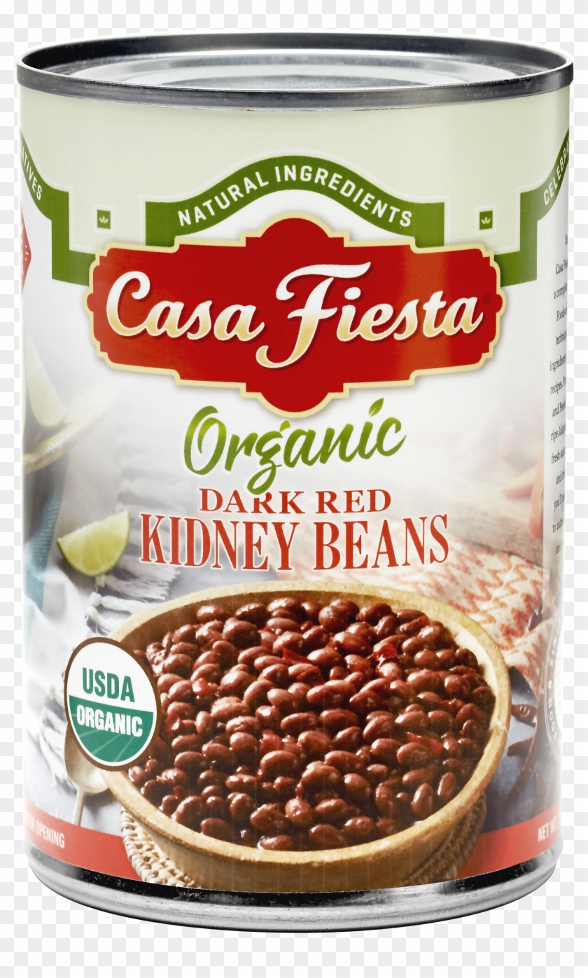 Organic Dark Red Kidney Beans Can Cfedit - Refried Beans Clipart #3654504