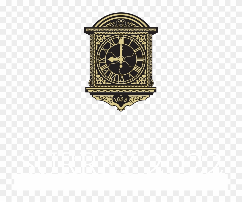 Surrey 2022 Festival - Quartz Clock Clipart #3654620