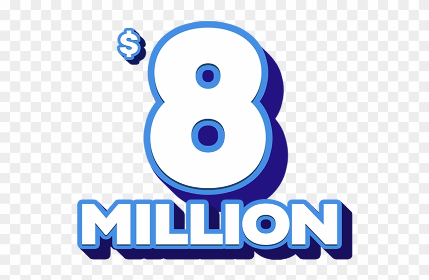Powerball 8 Million Clipart #3654661
