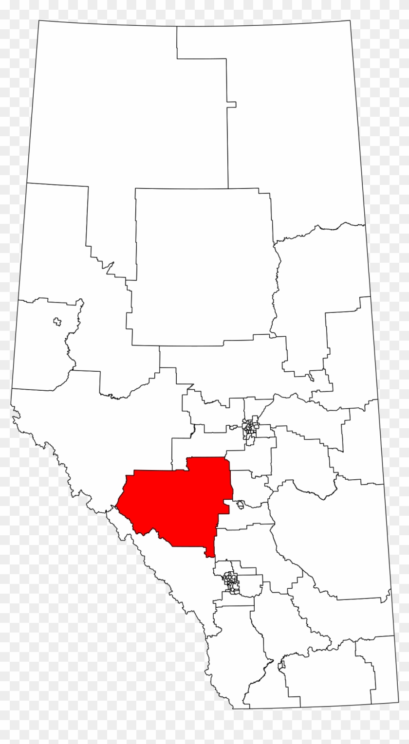Rimbey Rocky Mountain House Sundre - Map Clipart