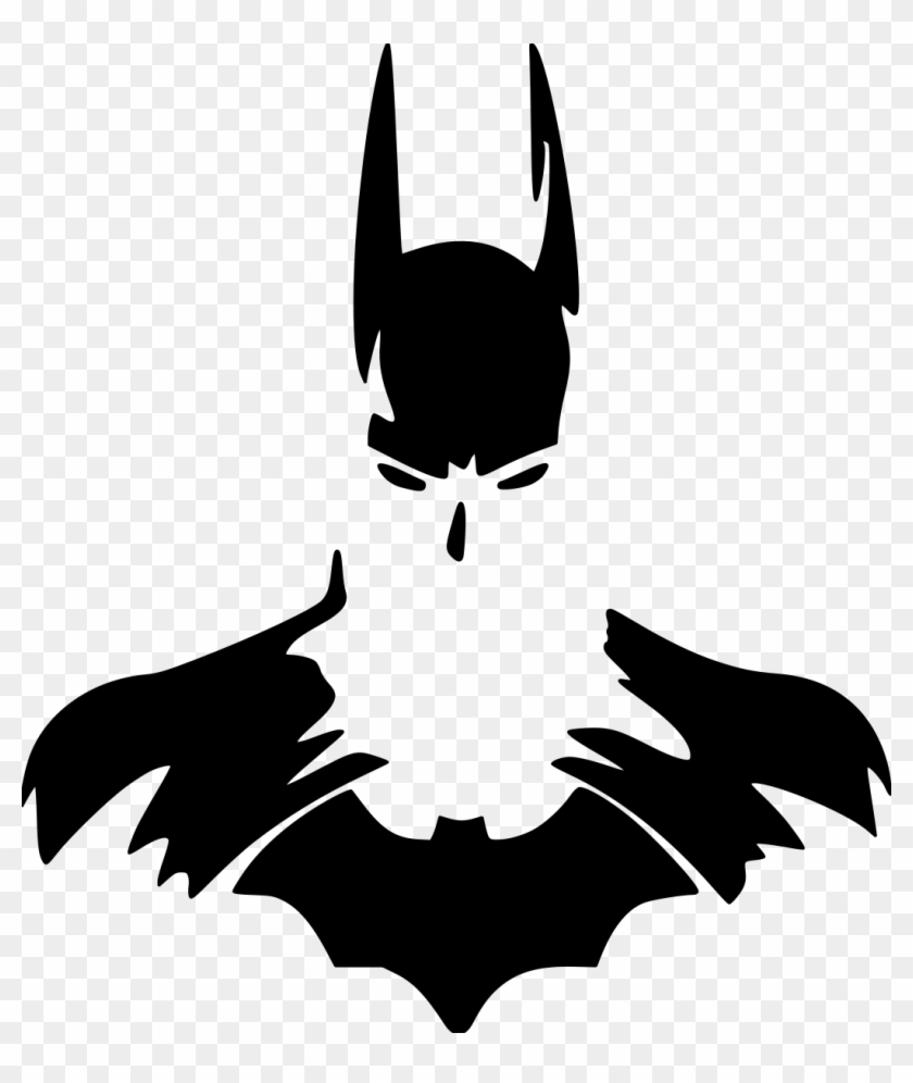 Batman-sillouette File Size - Batman Silhouette Clipart #3655270