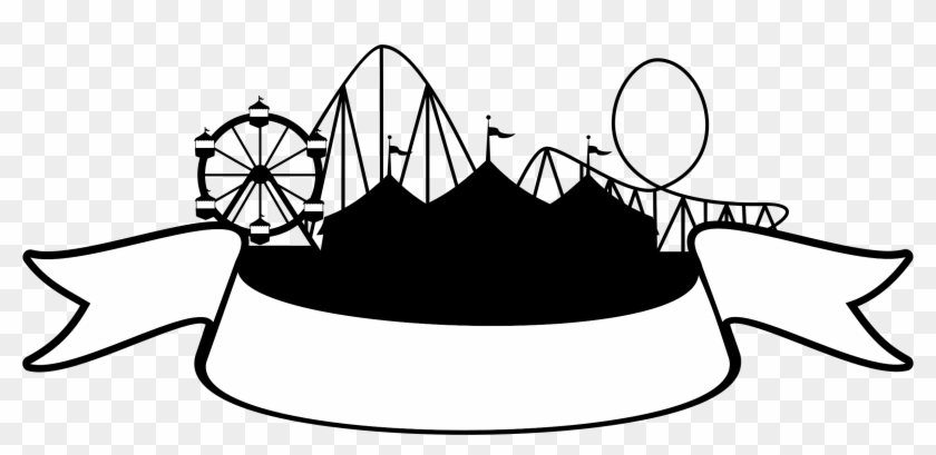This Free Icons Png Design Of Circus Fair Ribbon Pluspng - Circus Clipart Black And White Transparent Png #3655443