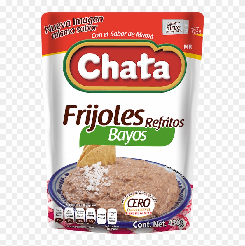 Chata Frijoles Refritos Bayo 430g - Productos Chata Clipart #3655564