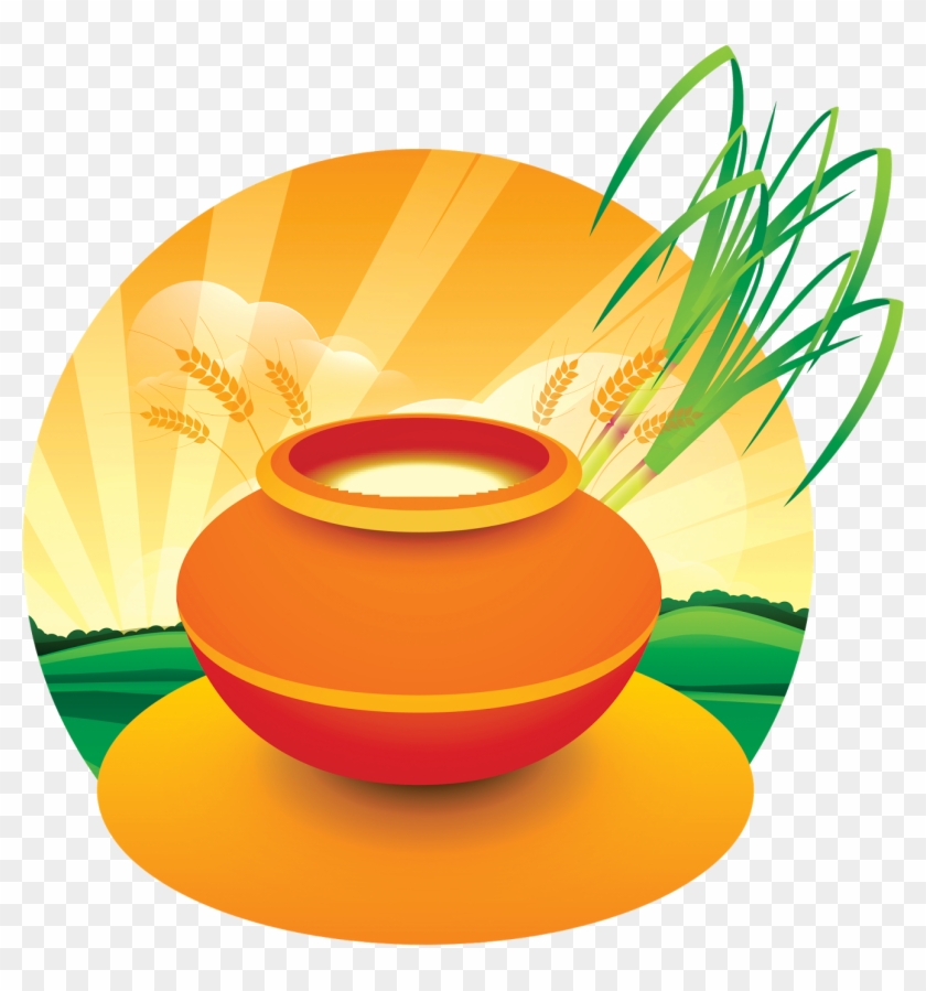 Happy Sankranti Pot Png Hd Quality Naveengfx - Happy Bhogi Images In Telugu Clipart #3655668