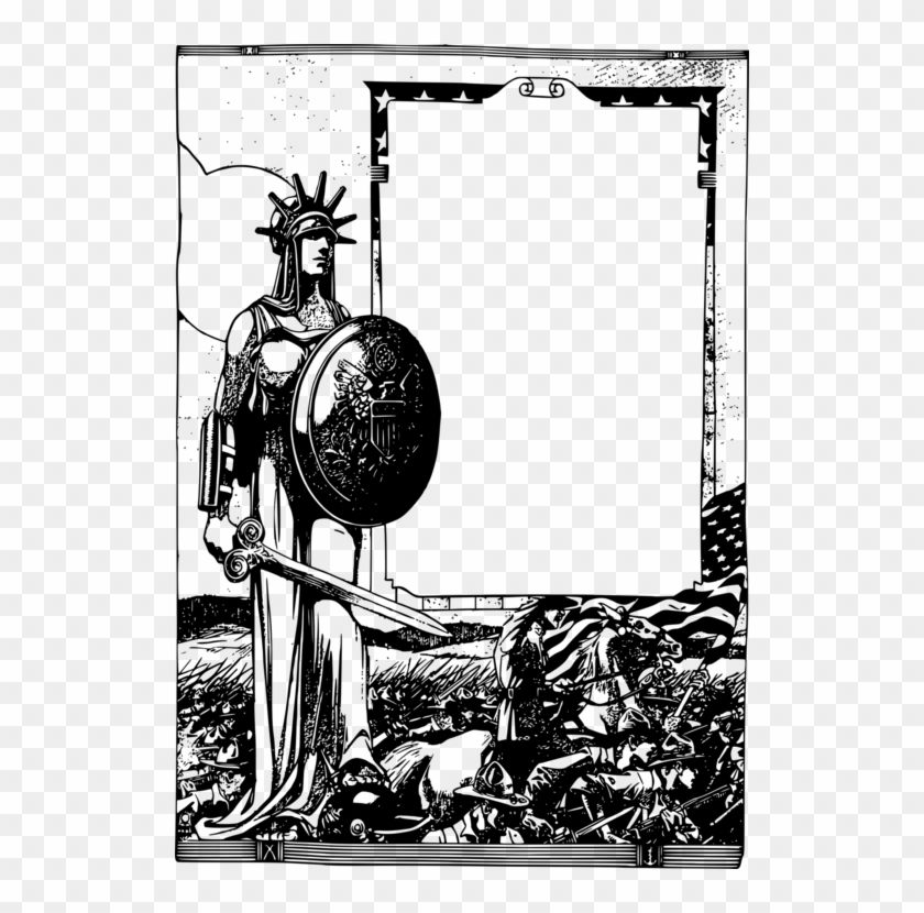 Statue Of Liberty Combat Computer Icons Visual Arts - Fighting Liberty Clipart
