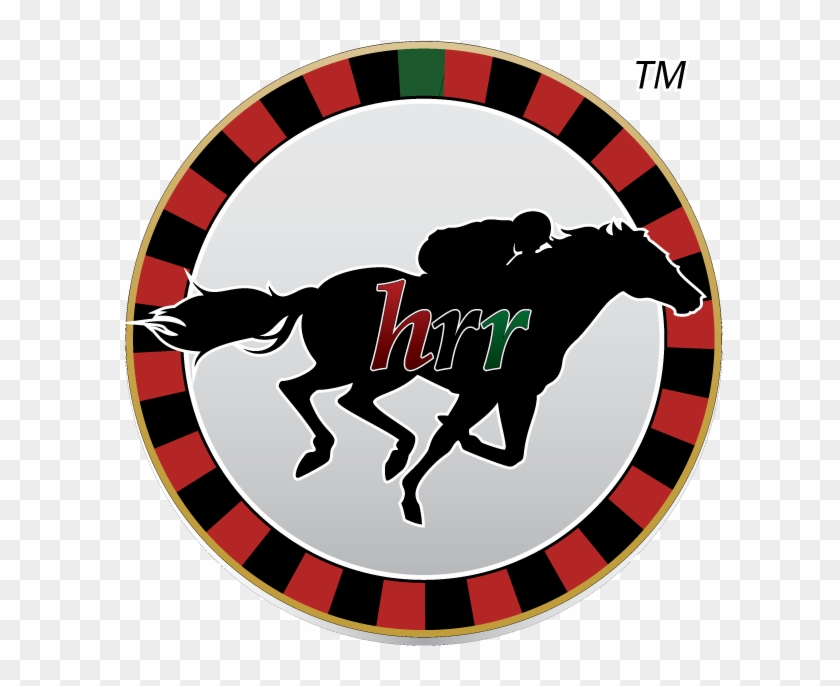 Santa Anita Park - Running Horse Jockey Silhouette Clipart