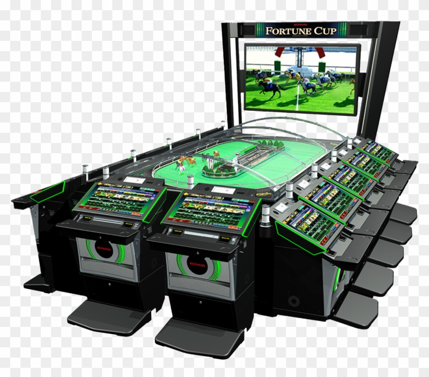 Fortune Cup Horse Racing Machine Debuts In Macau - Konami Horse Racing Game Clipart