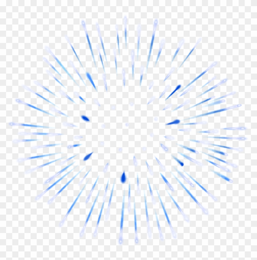 White Firework Png - Blue Fireworks Png Clipart