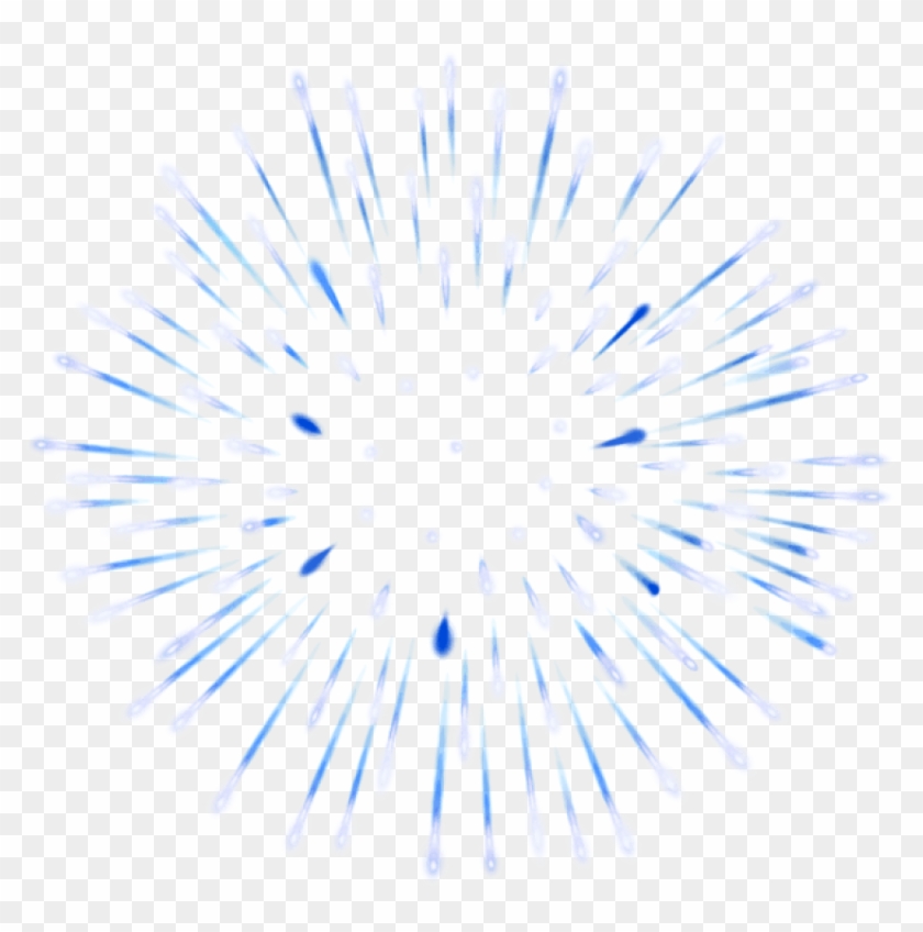 White Firework Png - Blue Fireworks Png Clipart