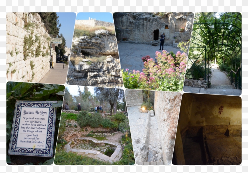 He Is Risen - Garden Tomb Clipart