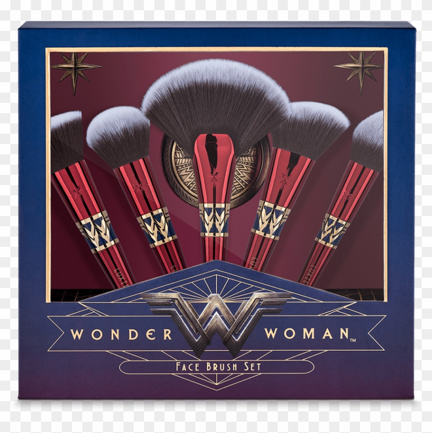 Wonder Woman Face Brush Set Face Brush Set, Brush Sets, - Luxie Wonder Woman Brush Set Clipart