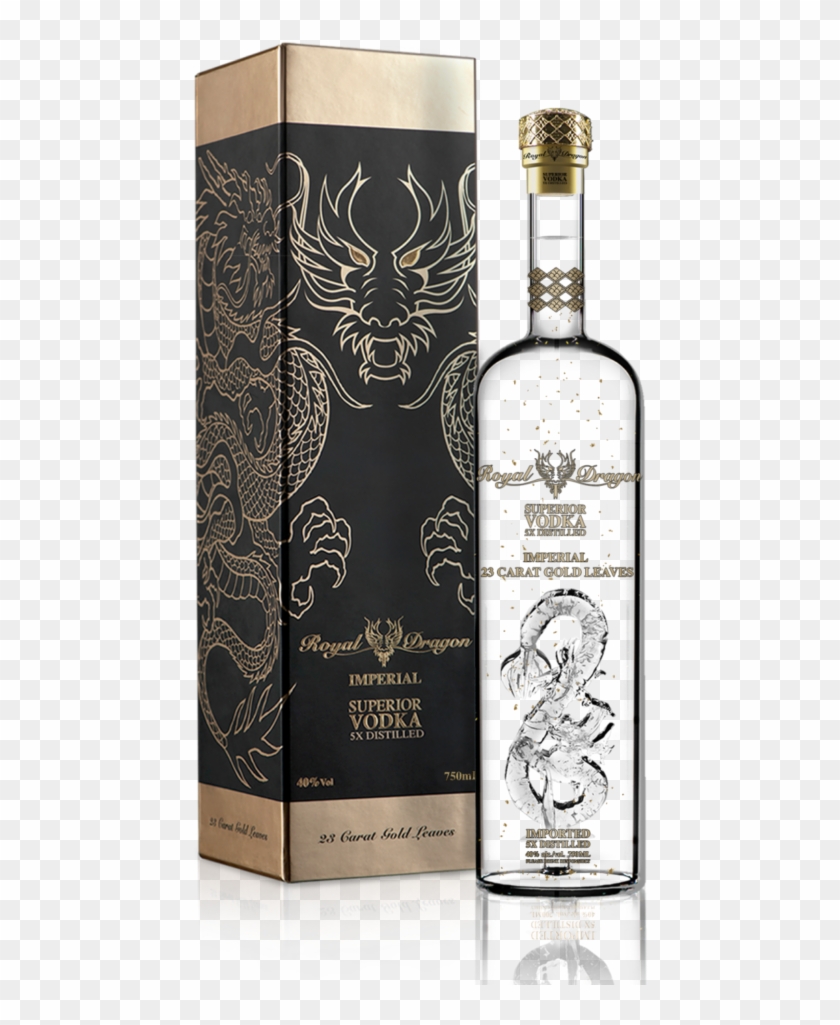 To Celebrate A Refined Taste, The Imperial Vodka Is - Royal Dragon Vodka Red Clipart