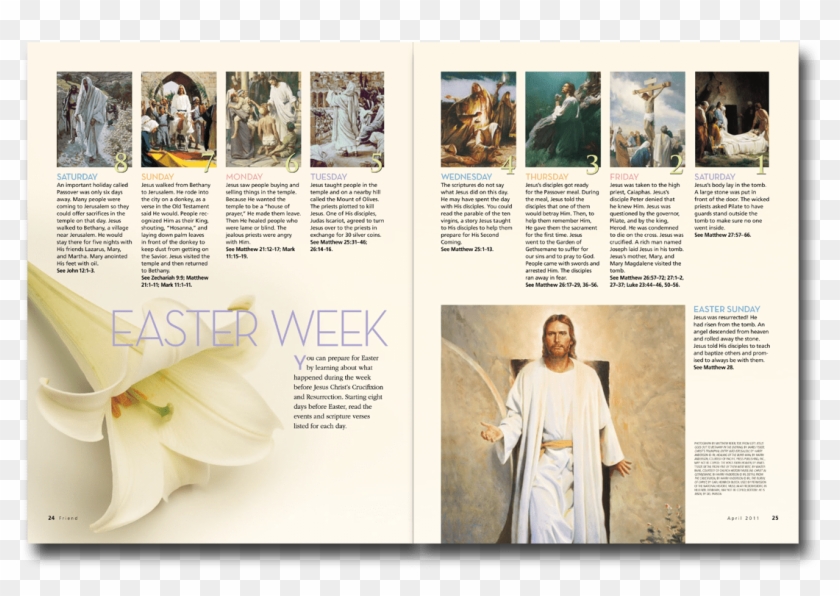 Easter Week, Friend- April - Easter Week Lds Clipart