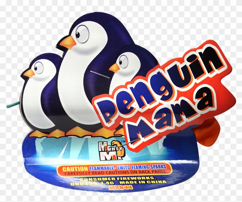 Fireworks Video Of Penguin Mama - Penguin Clipart #3656804