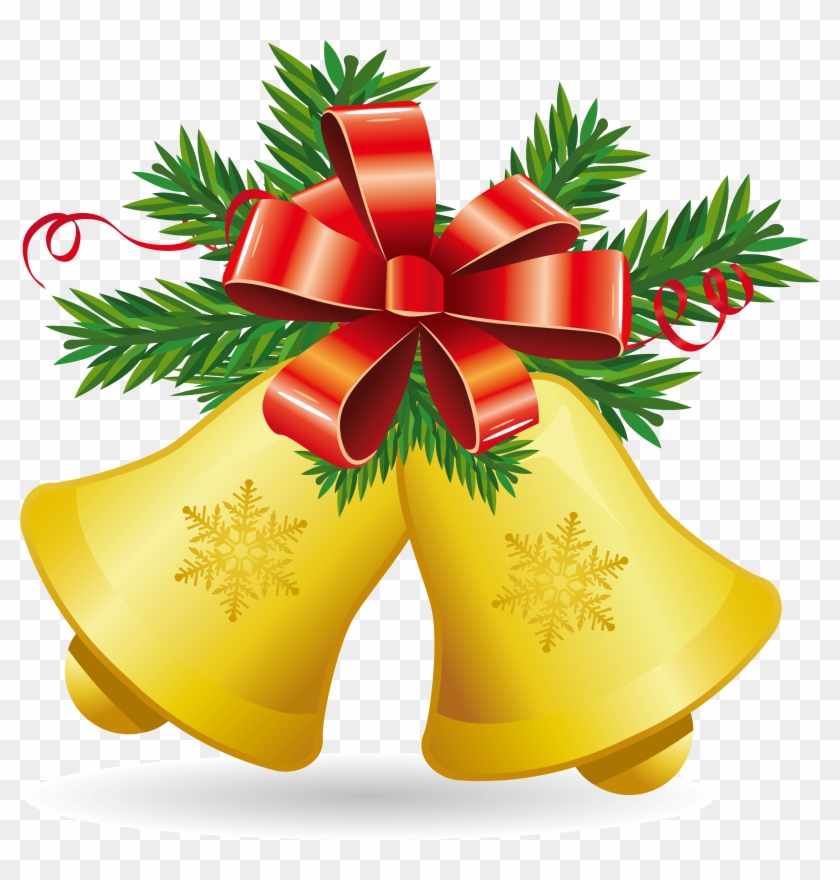 Christmas-bells - Christmas Bells Clip Art Png Transparent Png #3657027