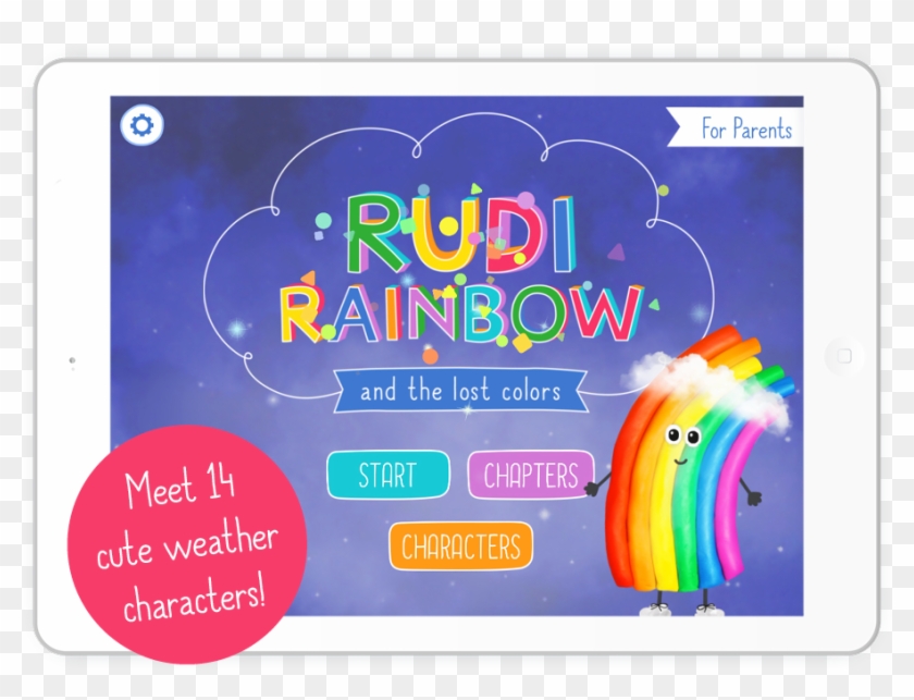 Rudi Rainbow And The Lost Colors - Graphic Design Clipart