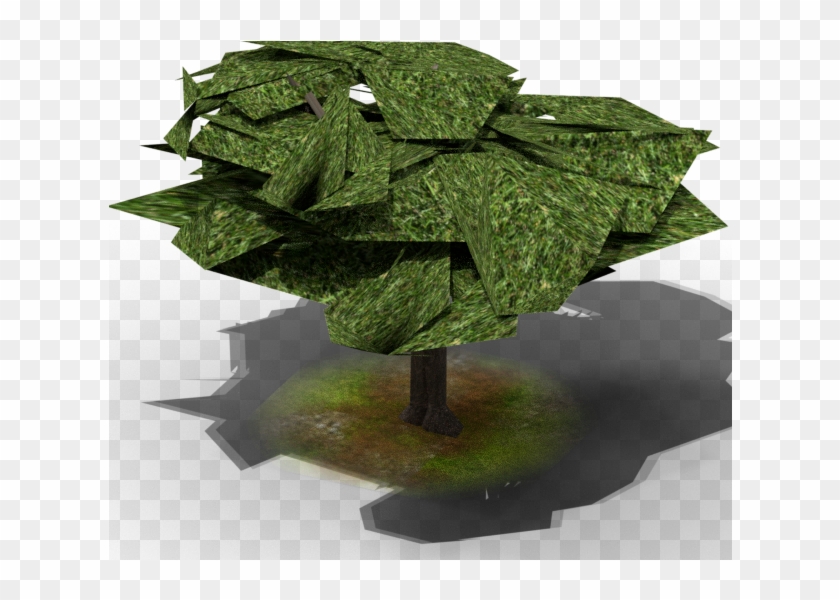 Acacia Tree - Origami Clipart