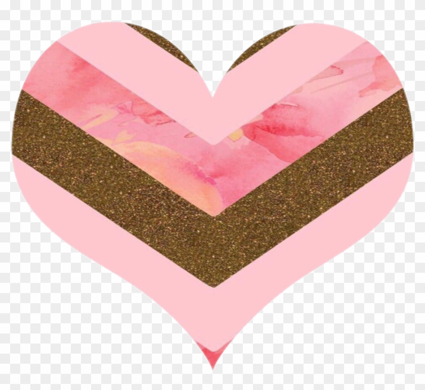 Hearts Love Goldglitter Glitter Freetoedit - Heart Clipart #3657197