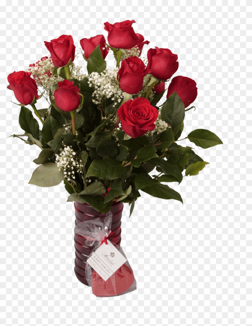 12 Red Roses &amp - Anniversary Flowers Clipart