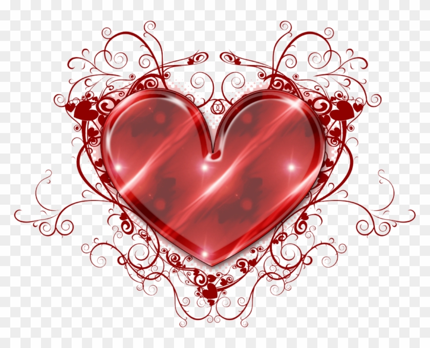 Floral Heart - Giveaway Valentine Clipart #3657518