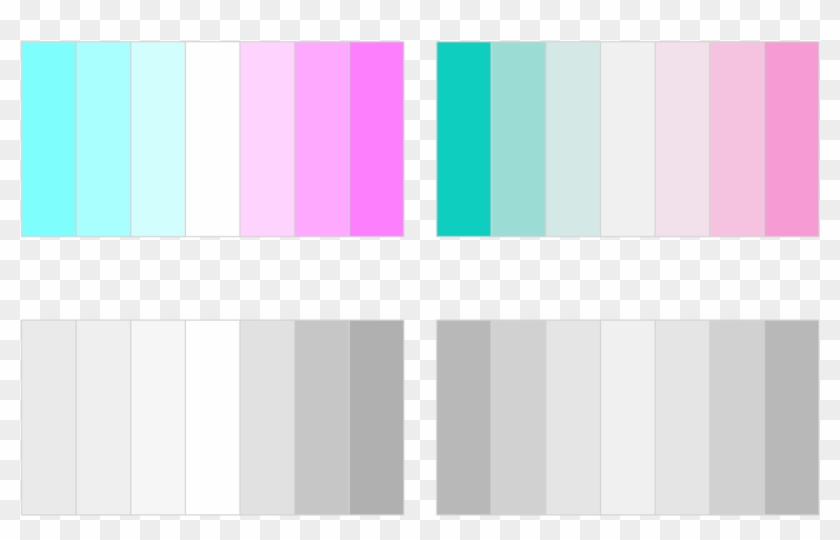 Diverging Cyan Magenta Colors Swatchplot , Desaturate(cm - Graphic Design Clipart #3657541