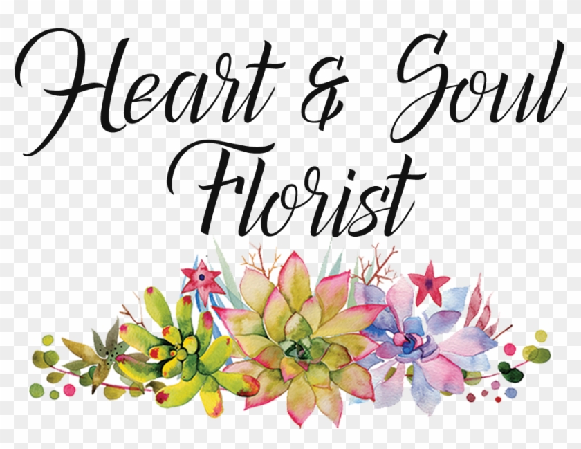 Heart & Soul Florist - Calligraphy Clipart