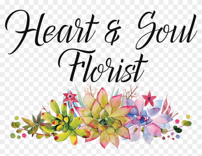 Heart & Soul Florist - Calligraphy Clipart #3657577