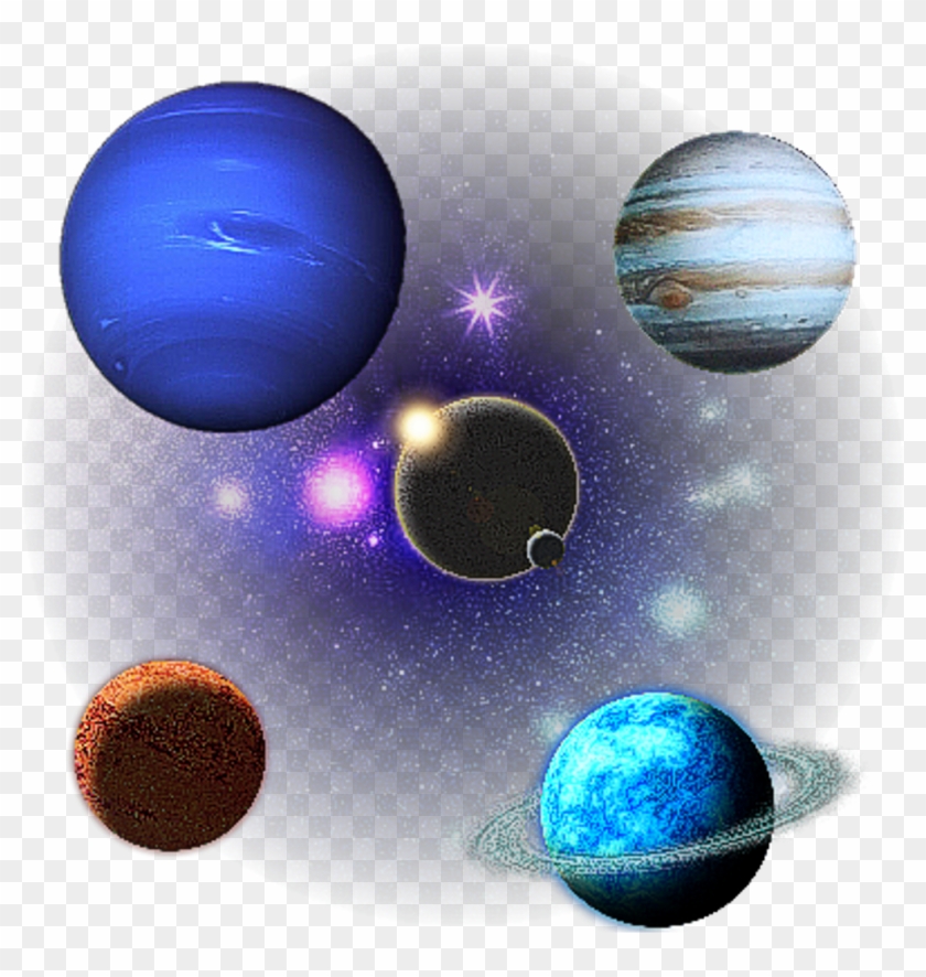 Galaxy Clipart Planet - Planet Stickers In Picsart - Png Download #3657677