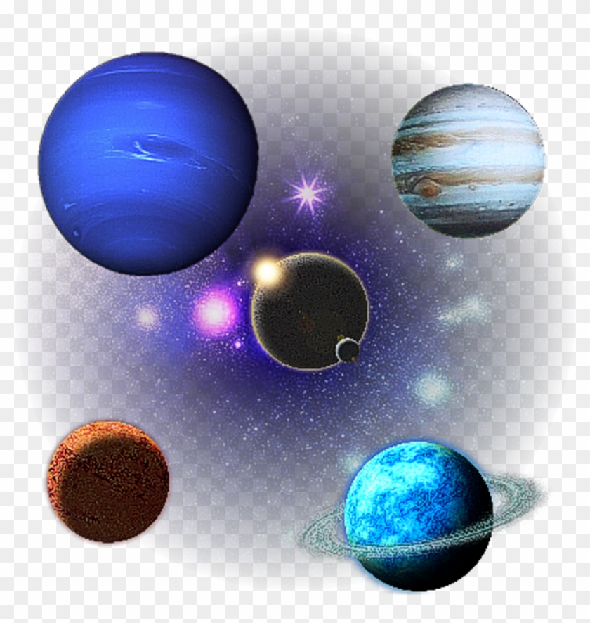 Galaxy Clipart Planet - Planet Stickers In Picsart - Png Download