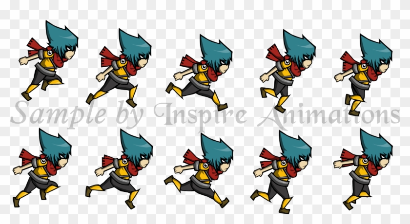Character-run - 2d Game Character Png Clipart #3657735