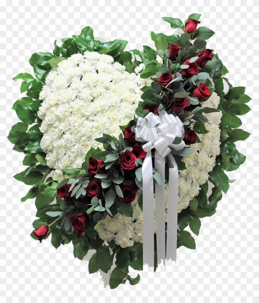 Elegant Remembrance Heart - Bouquet Clipart