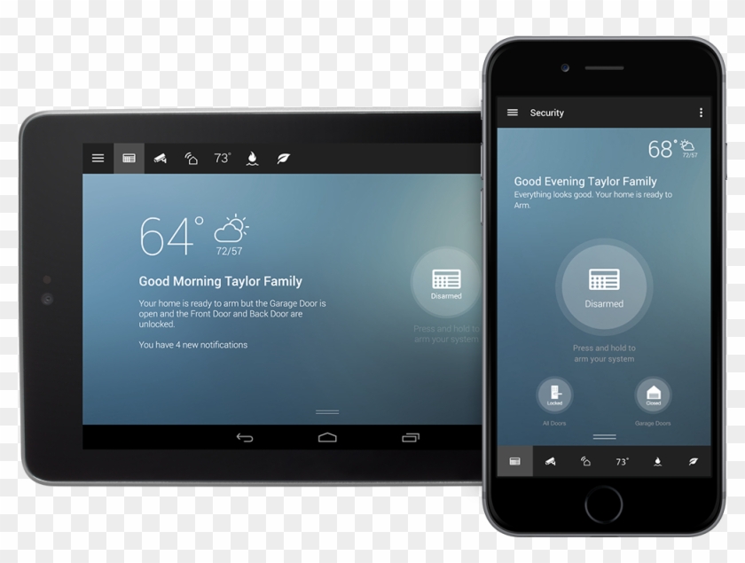 Securenet-smartlink6 Tablet And Phone - Smartphone Clipart