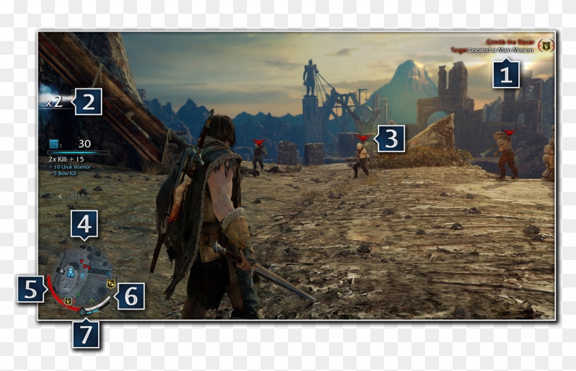 1, Objectives - Game Screen Png Clipart