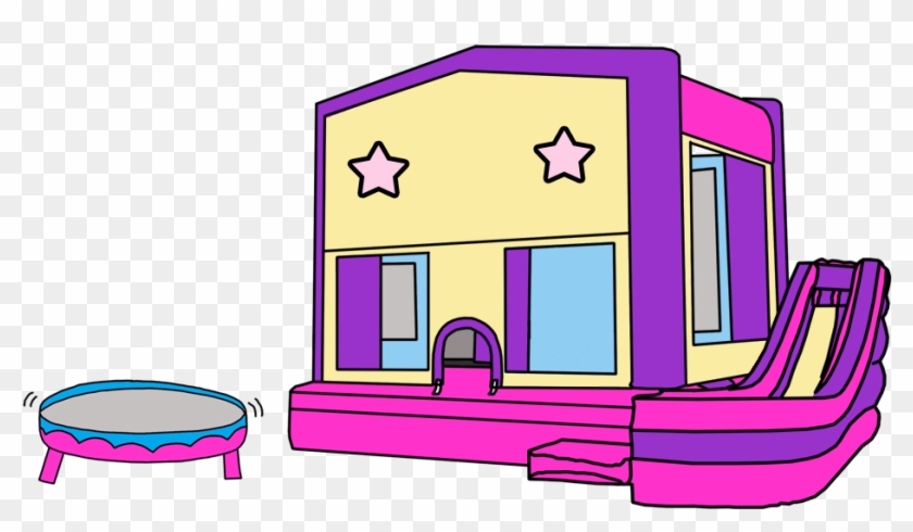 Jumping Girl Blonde, Window Girl Brunette, Bouncing Clipart #3658353