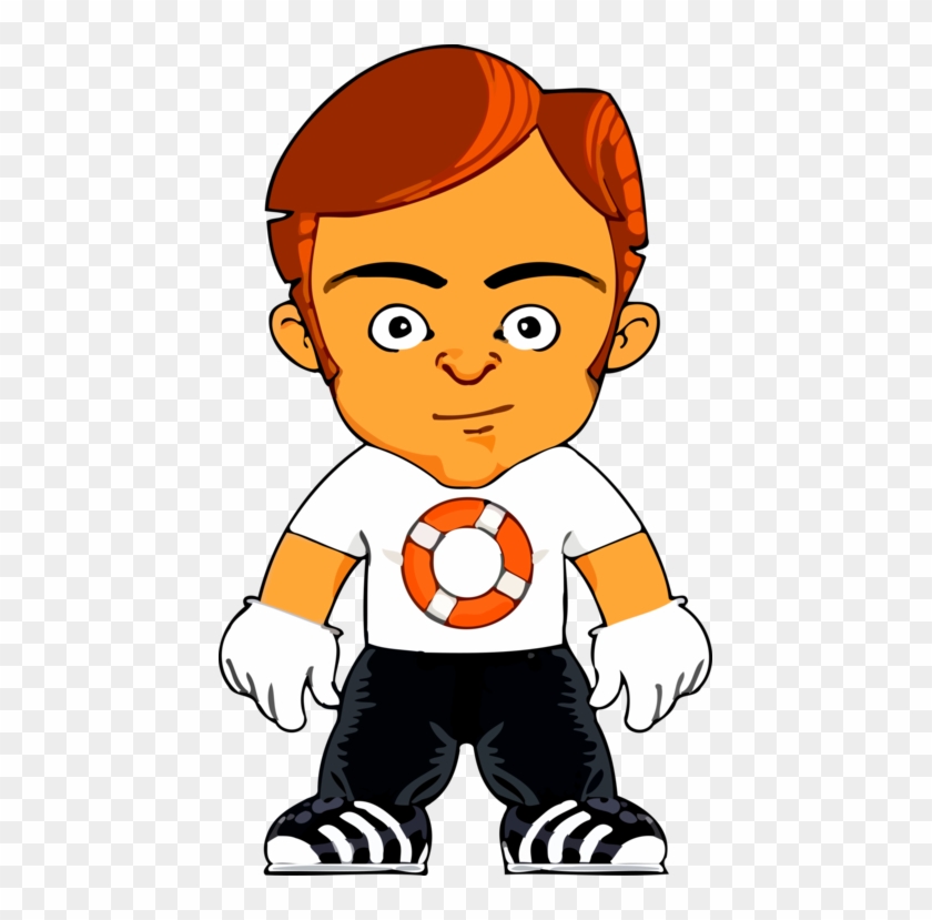 Cartoon Humour Drawing Comics Vector Magic - Cartoon Lifeguard Transparent Clipart