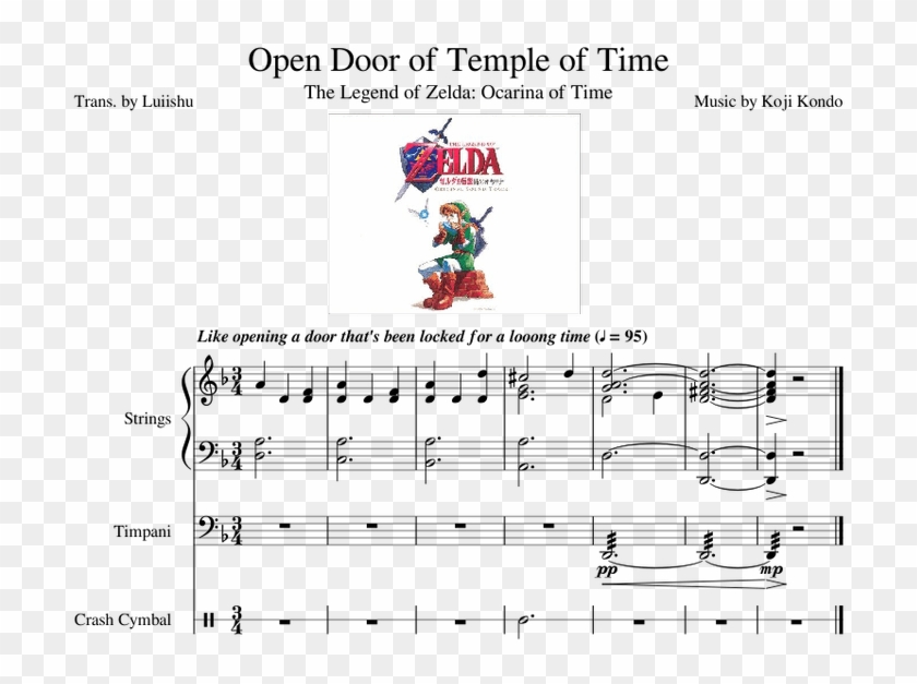 Open Door Of Time - Sheet Music Clipart #3658481