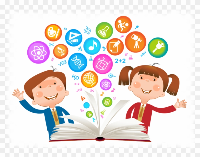 Children's School Vector Clipart Child Clip Art - Children And Science - Png Download