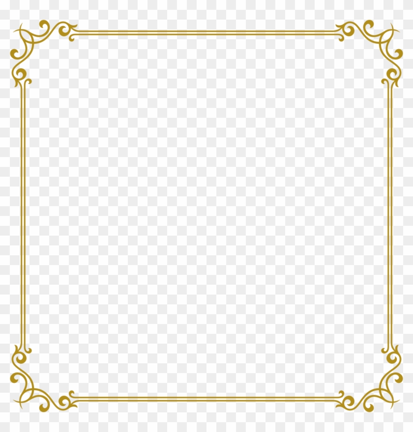 Gold Balloon Makeup Speech Cosmetics Frame Cartoon - Vector Gold Photo Frame Png Clipart