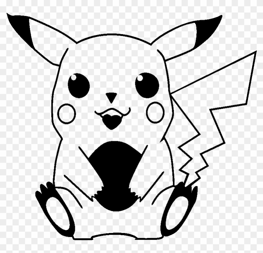 Sticker Pikachu Pokemon Ambiance Sticker Kc10863 - Dessin En Tribal Pikachu Clipart